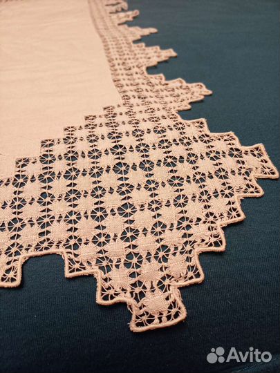 Скатерть винтаж вышивка СССР хлопок