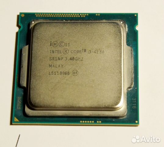 Intel Core i3-4130 Четыре ядра по 3.4Ghz s.1150