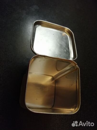 Банка жестяная винтажная СССР