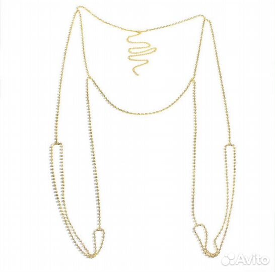 Гартеры в стразах золото/серебро