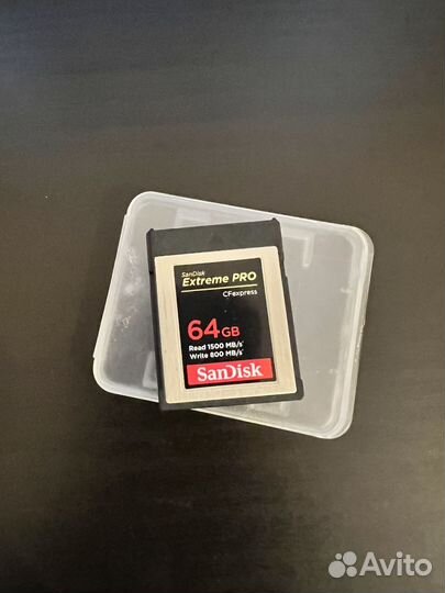 Карта памяти sandisk type b 64gb extreme pro