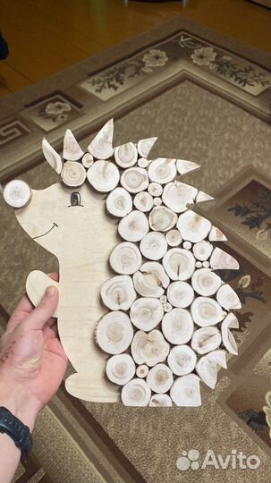 Панно из можжевельника