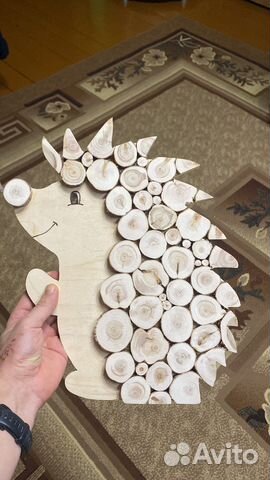 Панно из можжевельника