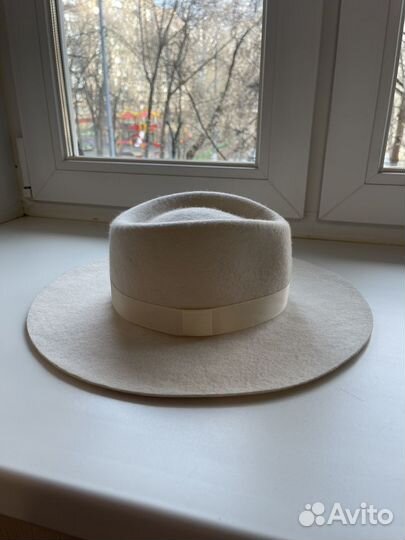 Шляпа женская белая Smoky Moutain 55 см Федора