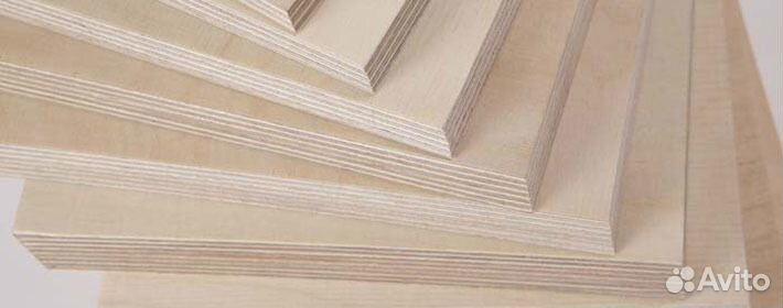 Фанера берёзовая 1.5х1.5м. влагостойкая, 18мм