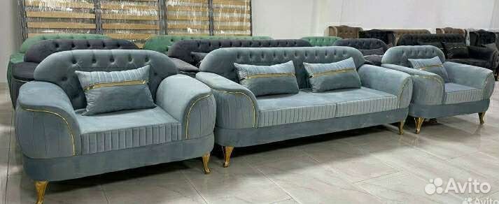 Диван и 2 кресла