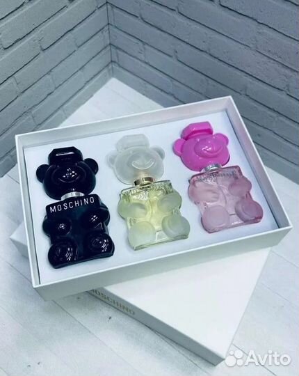 Духи moschino мишки набор