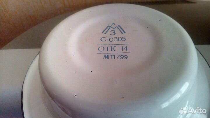 Таз и тазики эмалированные СССР