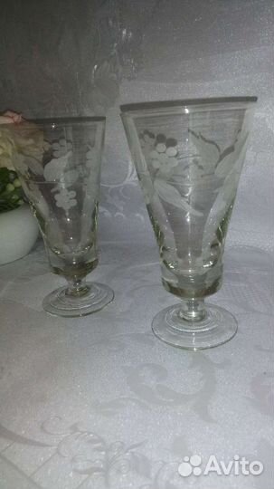 Бокалы фужеры рюмки СССР