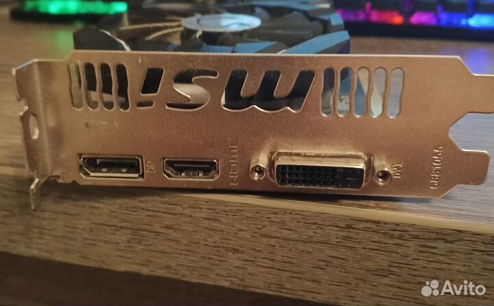Видеокарта msi gtx 1050 ti 4gb