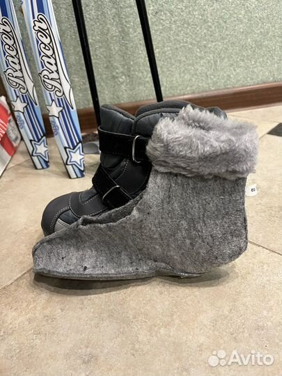 Комплект: Лыж беговых + палки + ботинки с носками