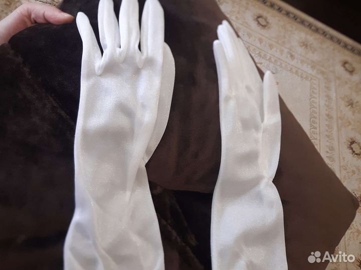 Перчатки свадебные вечерние 7-7.5