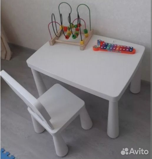 Столик со стульчиком Икеа Маммут