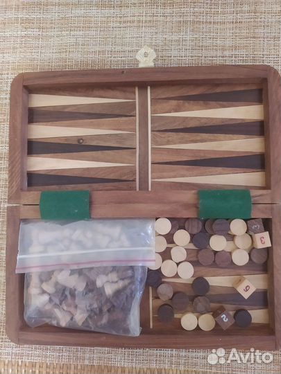 Шахматы, шашки, нарды мини