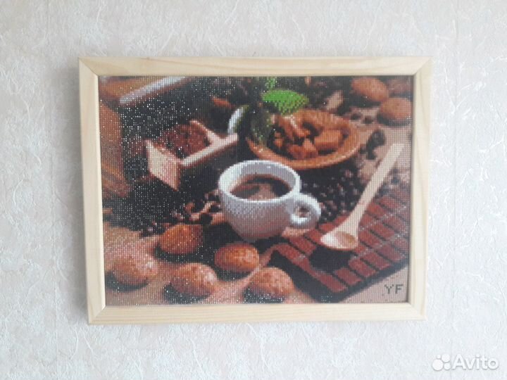 Картина в технике алмазная мозаика 