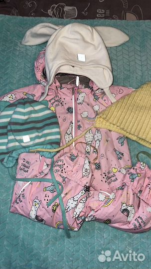 Комбинезон демисезонный для девочки 74 р