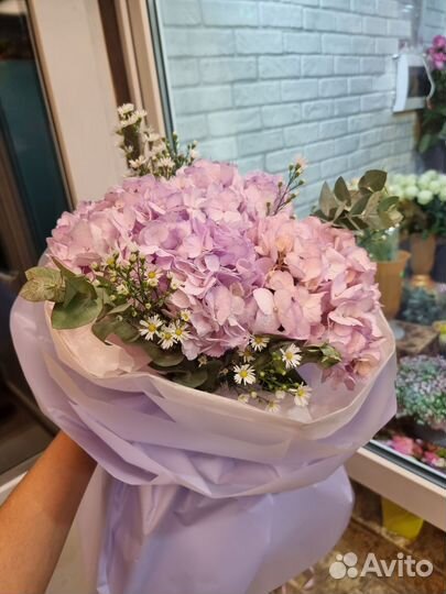 Розы цветы букеты с доставкой.гортензия