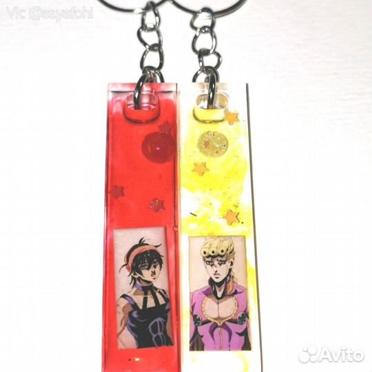 Парные брелоки джоджо аниме JoJo