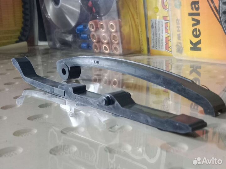 Успокоитель и направляющая цепи грм на мотоцикл