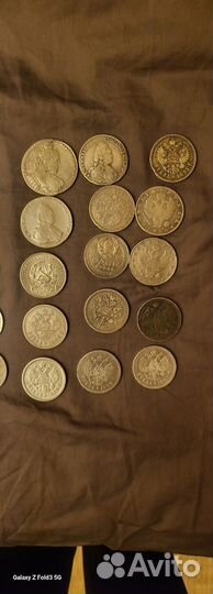 Монеты рубль серебро