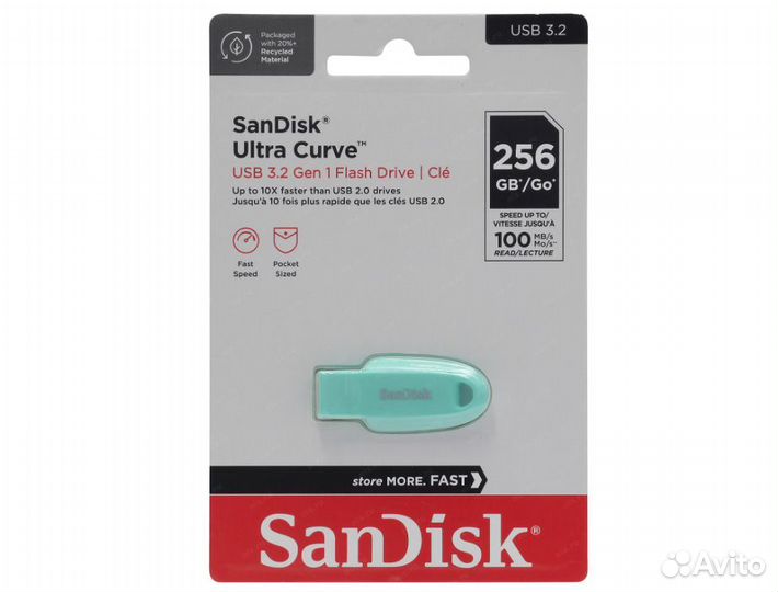 Flash Usb 3.2 SanDisk Ultra Curve на 256GB