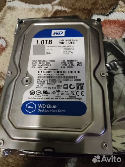 Hdd 1 tb 3.5 1 тб Жесткий диск WD Blue WD10ezex