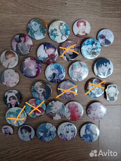 Значки аниме