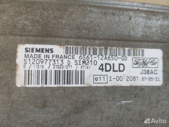 Эбу Двигателя Ford Fusion