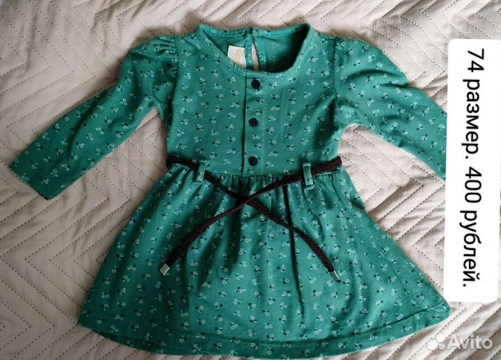 Платье для девочки 74