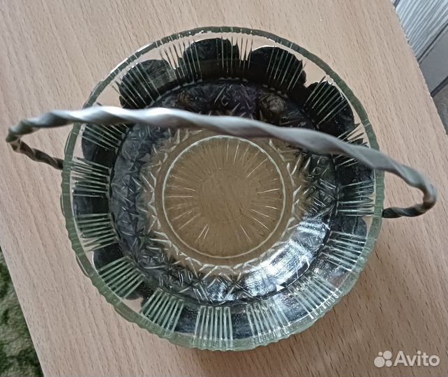 Конфетница мельхиор СССР