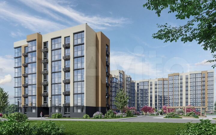 2-к. квартира, 54,8 м², 6/7 эт.