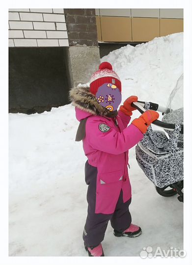 Комбинезон зимний Kerry, рост 110-116,мало б/у