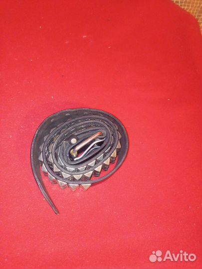 Ремень кожаный ручной работы