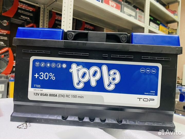 Аккумулятор 85 Ач Topla Top Доставка Гарантия