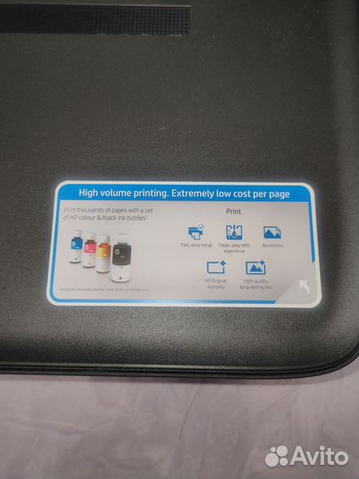 Принтер струйный HP Ink Tank 115+подарок шнур USB