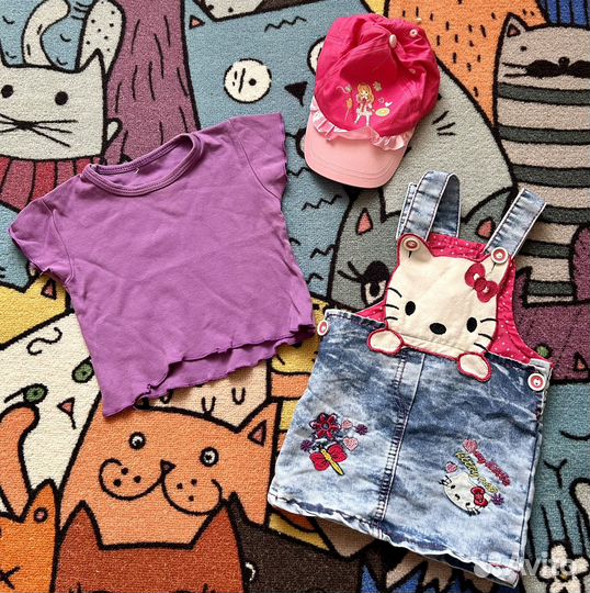 Вещи пакетом на девочку 68 74