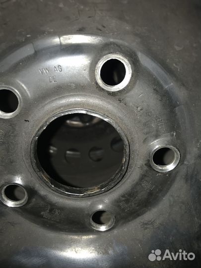 Оригинальные VAG стальные диски R15