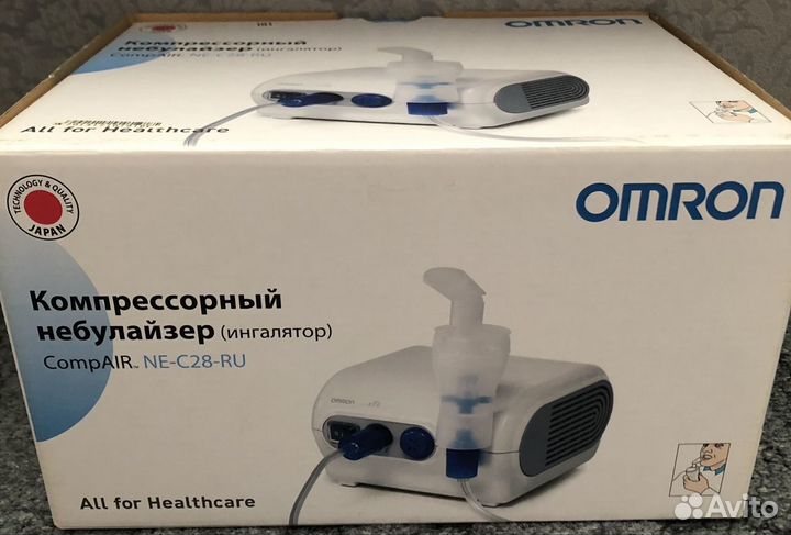 Ингалятор. Компрессионный небулайзер omron ne-c28