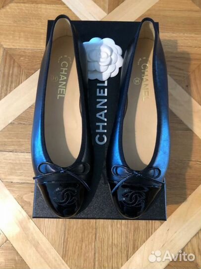 Балетки Chanel, оригинал, размер 38
