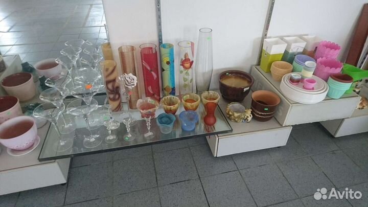 Горшки керамика и другой товар