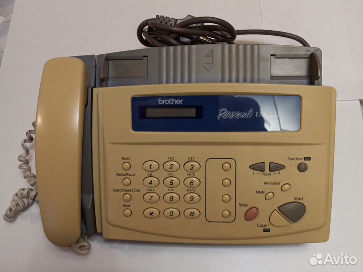 Факс Brother personal fax-222 факсимильный аппарат
