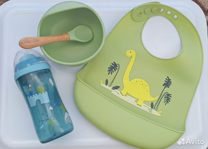 Силиконовая посуда для малышей