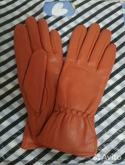 Перчатки утеплённые (натуральная кожа)