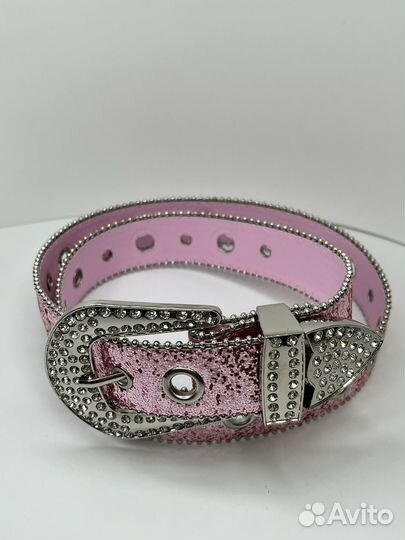 Ремень со стразами bb simon