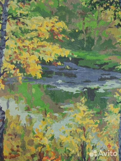 Картина на холсте осенний пейзаж