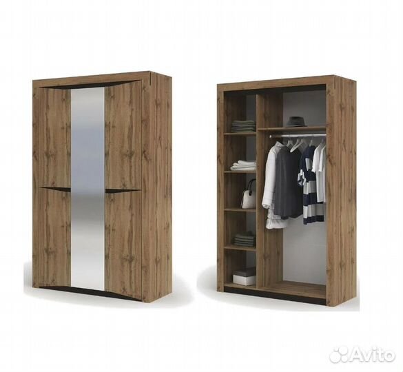 Шкаф для одежды в стиле лофт