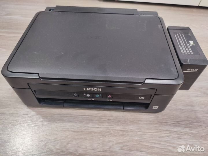 Мфу epson l222, струйный цветной с снпч