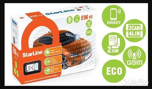 АВТОСИГНАЛИЗАЦИЯ starline E96 V2 GSM ECO