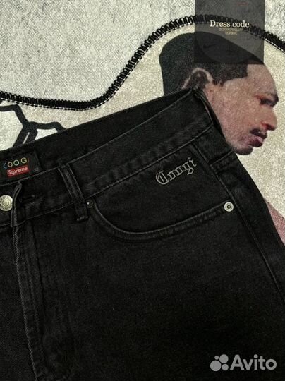 Джинсы Supreme x coogi