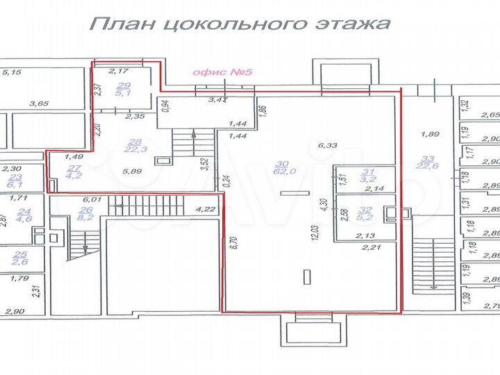Сдам помещение свободного назначения, 102 м²